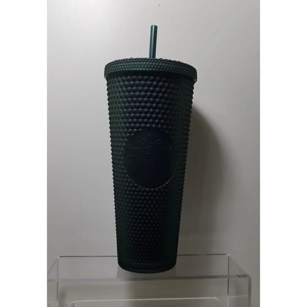 Starbucks Dark Green Studded Tumbler 24oz Venti